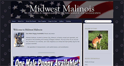 Desktop Screenshot of midwestmalinois.com